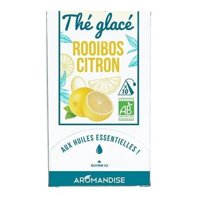 Lemon rooibos iced tea in bags