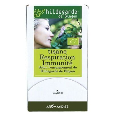 Hildegarde de Bingen Té de hierbas para la inmunidad respiratoria en bolsitas de té