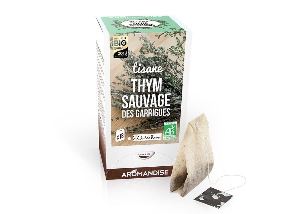 Garrigues thyme herbal tea bags