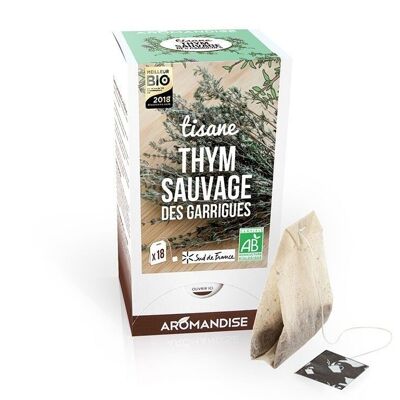 Garrigues thyme herbal tea bags