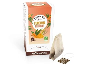 Tisane d'or curcuma rooibos en infusettes 2