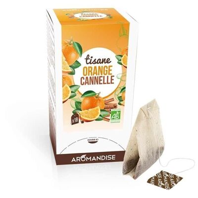 Cinnamon orange herbal tea bags