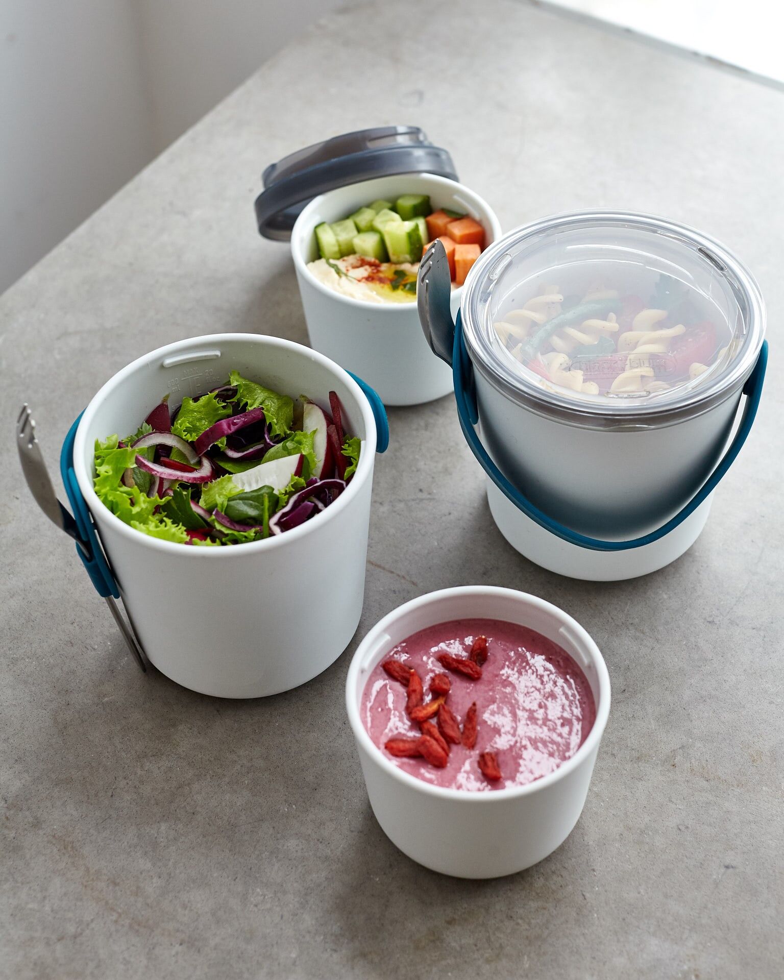 Lunch Pot Original Olive (2 tazones)