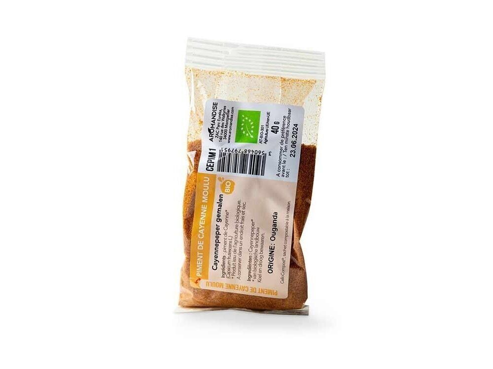 Especias Cellocompost - Pimienta de cayena molida - 40g
