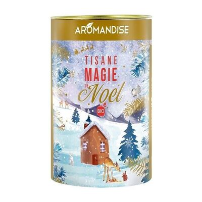 Festive herbal tea Christmas magic