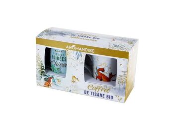 Coffret tisane Soirée d'Hiver et mug renard 2