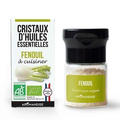 Cristaux d'huiles essentielles fenouil