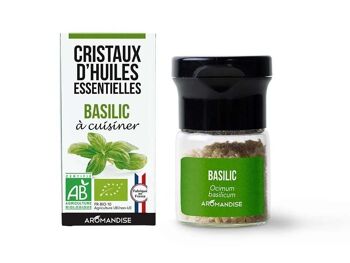 Cristaux d'huiles essentielles basilic 2