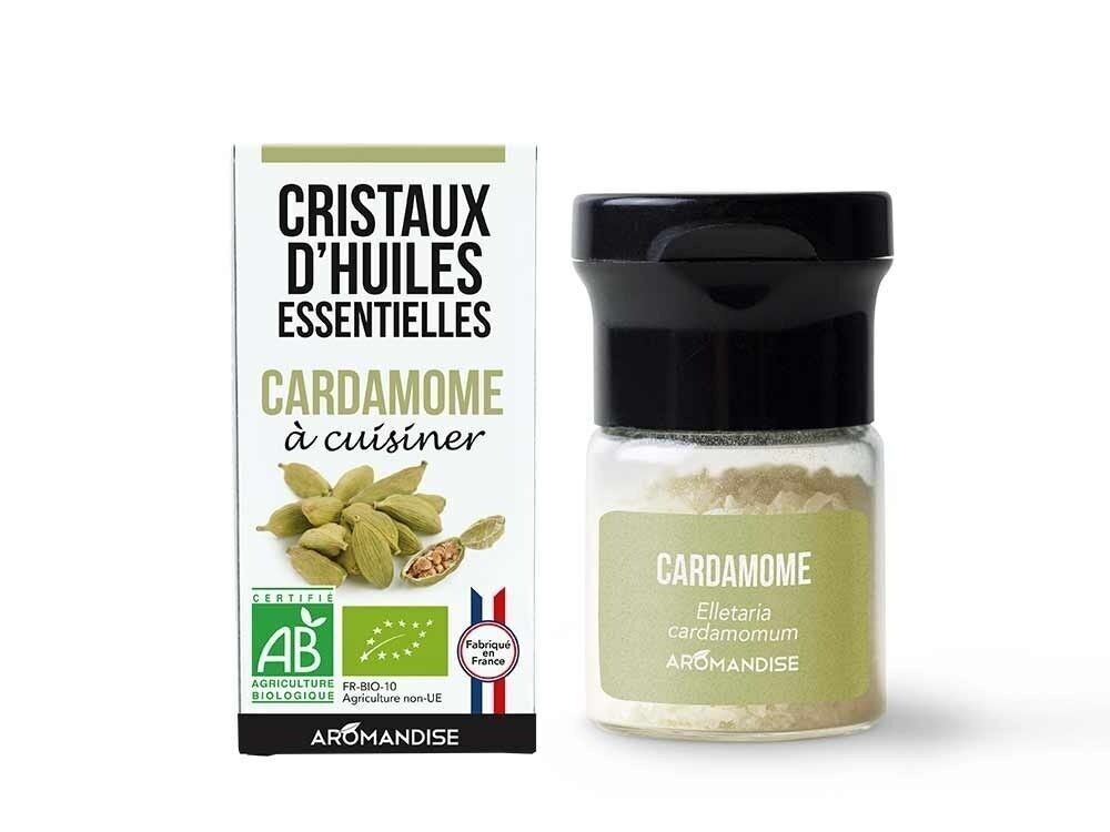 Cardamom essential oil crystals