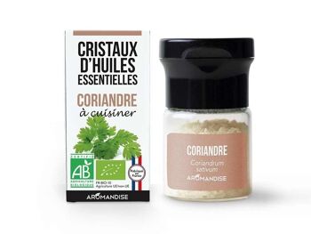 Cristaux d'huiles essentielles coriandre 1