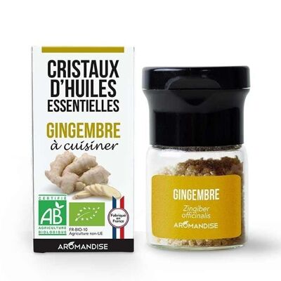 Ginger essential oil crystals