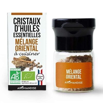 Oriental blend essential oil crystals