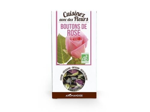 Fleurs à croquer - Boutons de rose