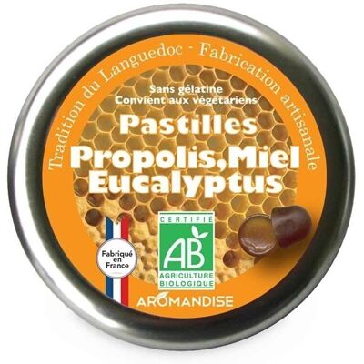 Traditional Languedoc confectionery propolis honey eucalyptus pastilles