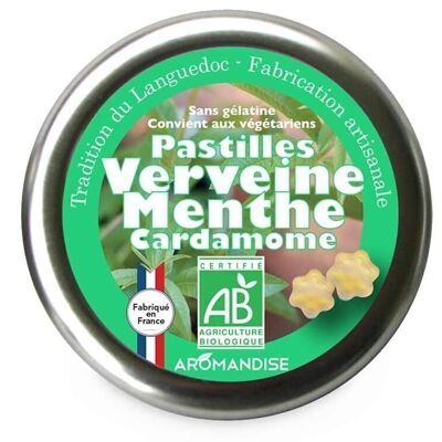 Traditional Languedoc confectionery verbena mint cardamom pastilles