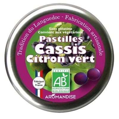 Traditional Languedoc confectionery blackcurrant lime pastilles