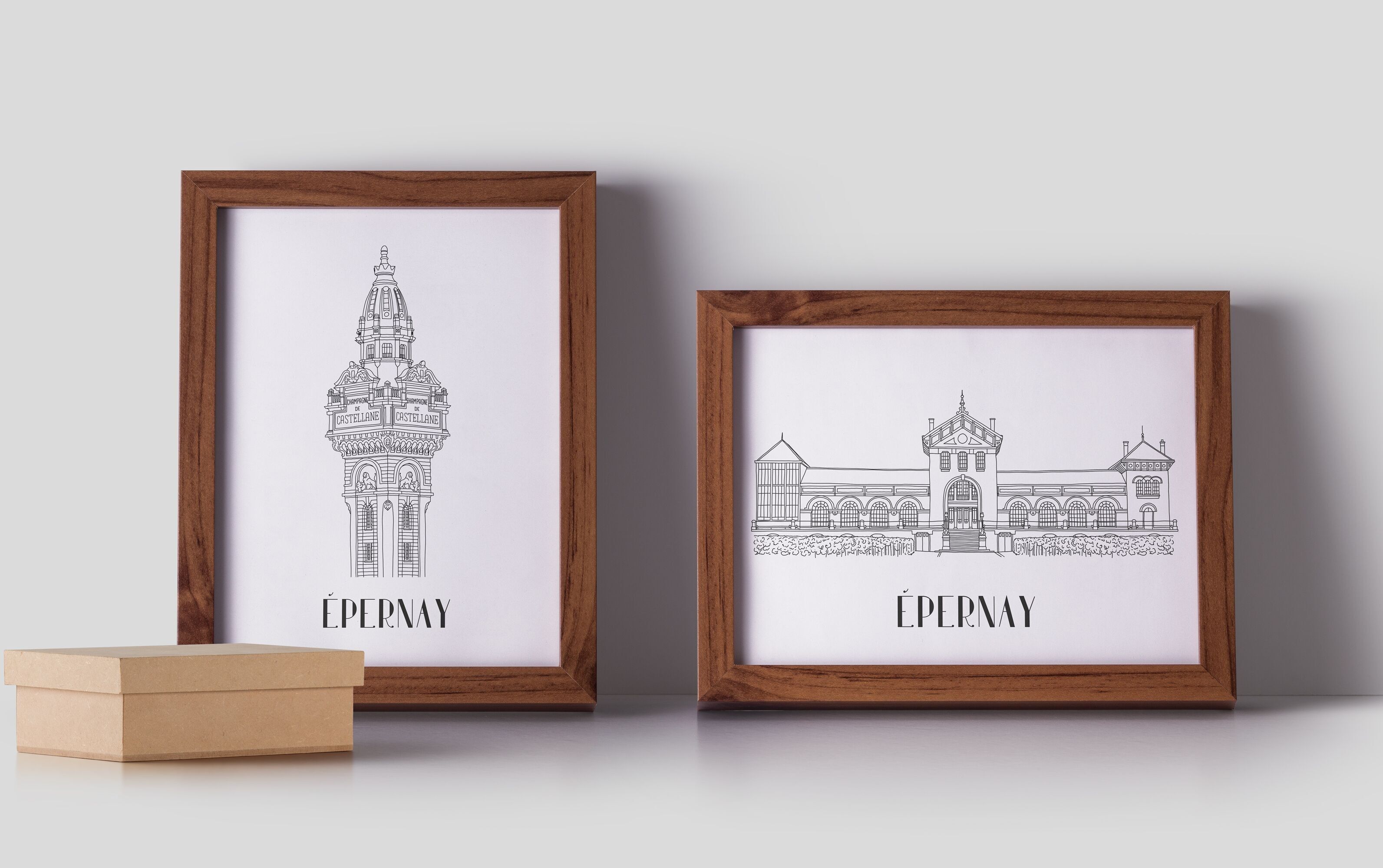 Manifesto Epernay - carta A4/A3/40x60