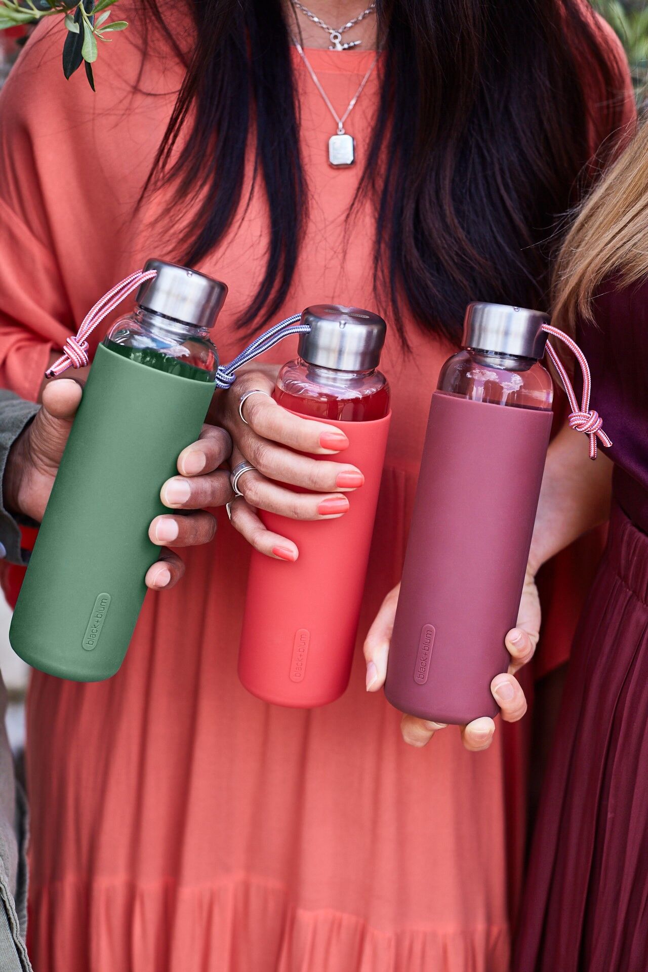 Bottiglia in vetro 600ml Corallo - BOTTIGLIA IN VETRO