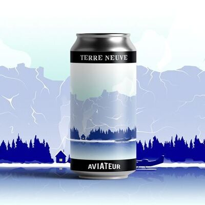Terre Neuve - Cerveza blanca tipo hefeweizen en lata de 44cl - 4%