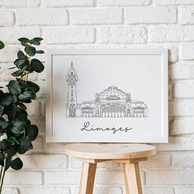Limoges poster - A4 / A3 / 40x60 paper