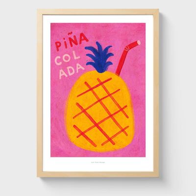 A3 Piña colada | Impression d’art d’illustration
