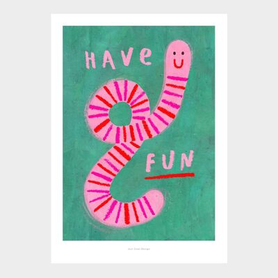 A5 Have fun | Illustration art print