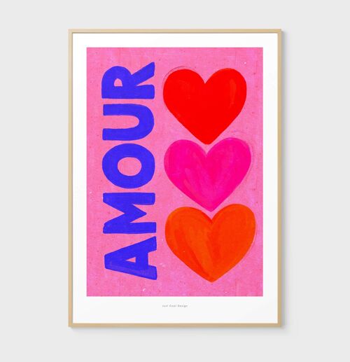 A3 Amour | Illustration art print