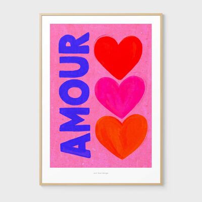 A4 Amor | Impresión de arte de ilustración