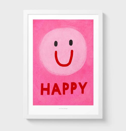 A3 Happy | Illustration art print