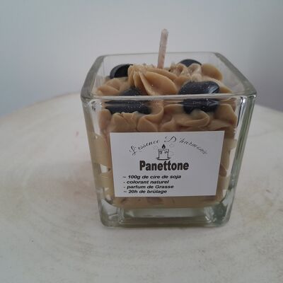 Bougie gourmande senteur panettone