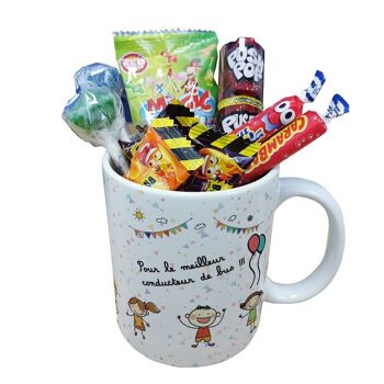 Mug bonbon années 90 "Pour le meilleur conducteur de bus" 2