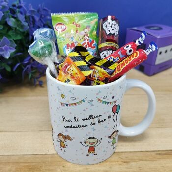 Mug bonbon années 90 "Pour le meilleur conducteur de bus" 7