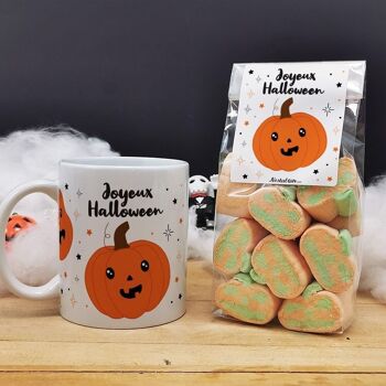 Mug bonbon Citrouilles - Mug Halloween 1