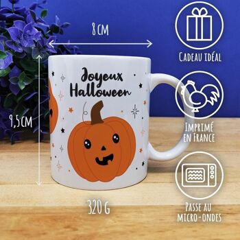 Mug bonbon Citrouilles - Mug Halloween 2