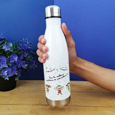 Bouteille isotherme 500ml  "Pour la meilleure auxiliaire de puériculture"