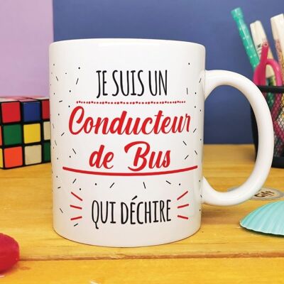 Taza "Soy un conductor de autobús excelente"