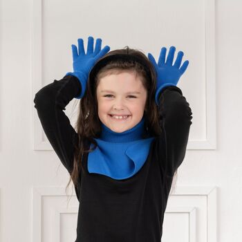 Ensemble 2 pièces en coton tricoté Dickie et gants pour enfants 2