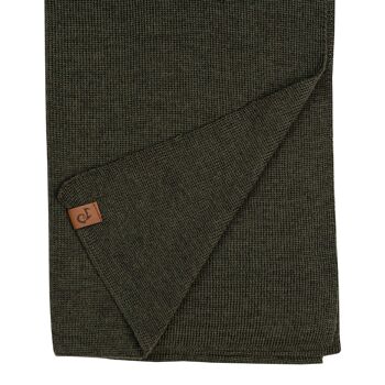 Écharpe tricotée pour hommes en mérinos 5