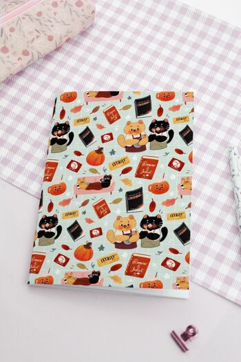 Carnet Chat Cosy Automne 2