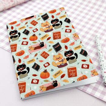 Carnet Chat Cosy Automne 3