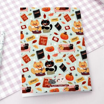 Carnet Chat Cosy Automne 4