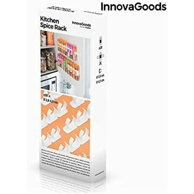 InnovaGoods Spice Rack IG114086 White Self-Adhesive