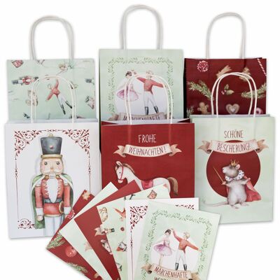 6 handle bags nutcracker set 06