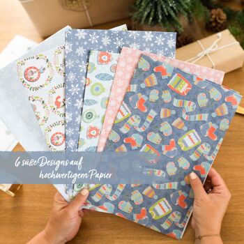 Set de papier cadeau Cosy Christmas Set 03 2