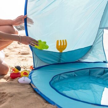 Tente de plage avec piscine pour enfants Tenfun InnovaGoods 5