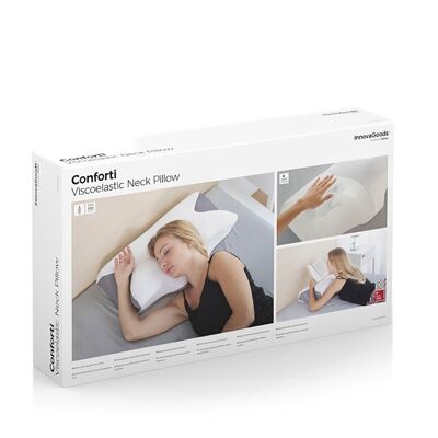 InnovaGoods Conforti Viscoelastic Cervical Pillow with Ergonomic Contour