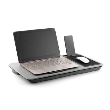Bureau pour ordinateur portable Deskion InnovaGoods avec coussin XL 5