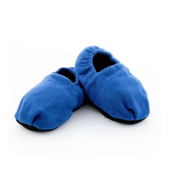 Pantoufles chauffantes pour hommes | Pantoufles bleues pour femmes | Pantoufles de maison - InnovaGoods 7