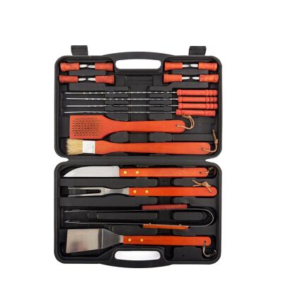 Barbecue Kit 18 Pieces Barbecase | Original Men's Gift - InnovaGoods