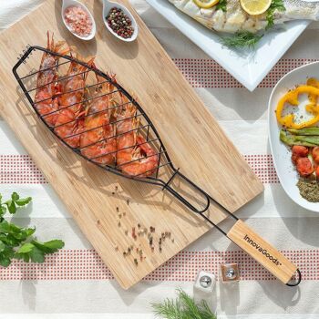 Fisket InnovaGoods Barbecue pour Poisson 1